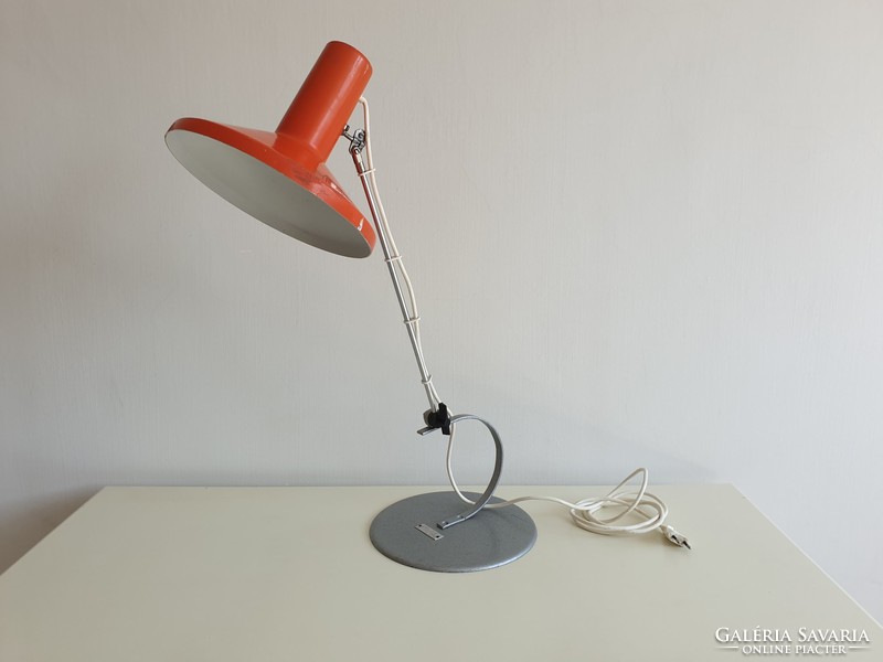Régi retro nagy méretű fémbúrás íróasztal lámpa