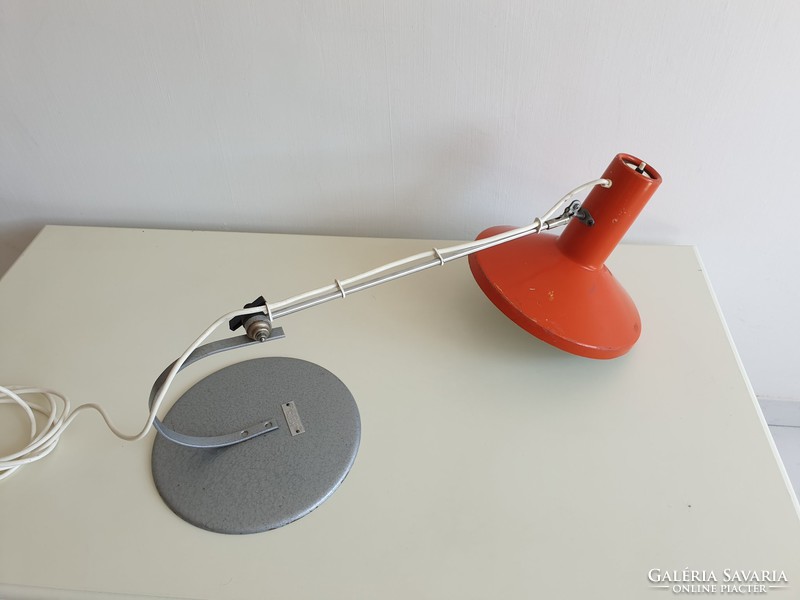 Old retro large metal desk lamp