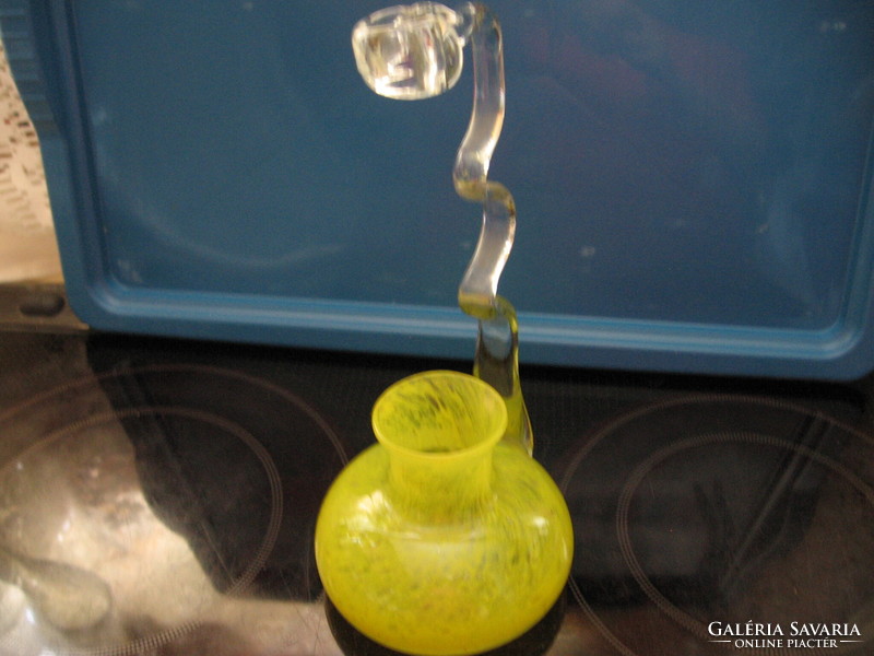 Art glass szálas váza
