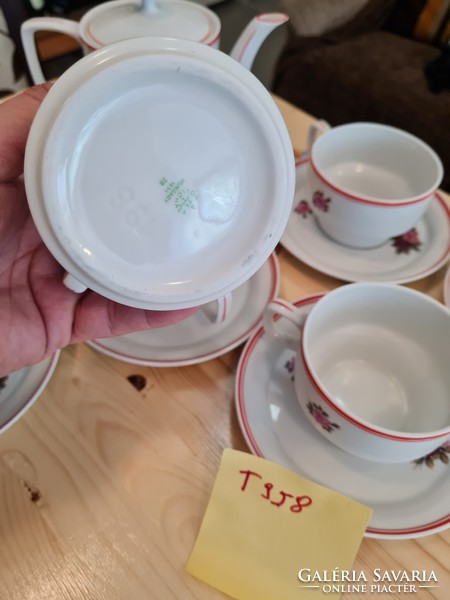 Hollóházi tea set for 6 people t958