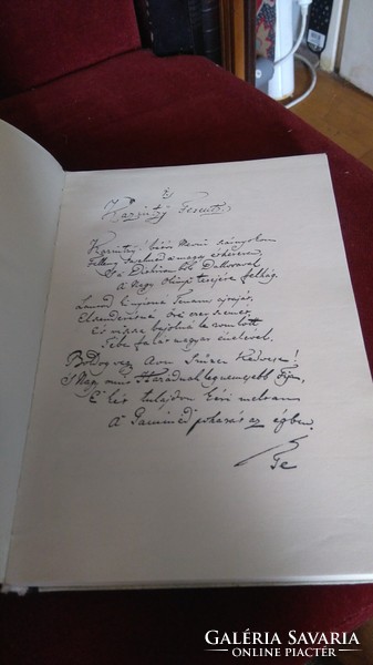 Dániel Berzsenyi's poems for the 200th anniversary of his birth.Facsimile half leather in original case for collectors