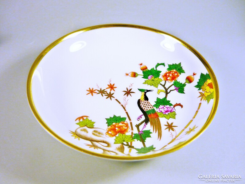 Herend, Chinese (grue) pattern hand-painted masterpiece porcelain coffee cup, saucer (b101)