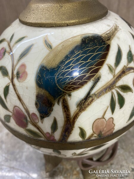 Zsolnay porcelán asztali lámpa