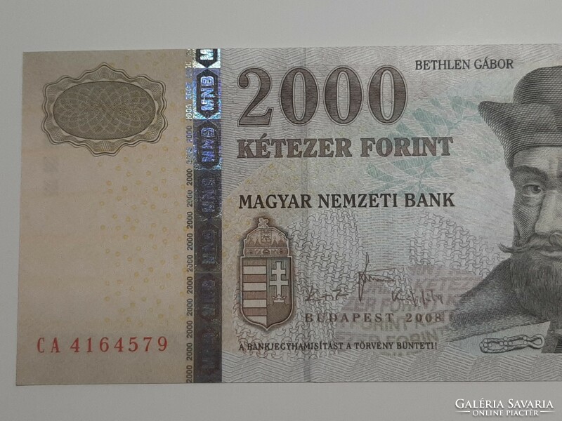 2000 forint bankjegy  2008 UNC  CA sorozat