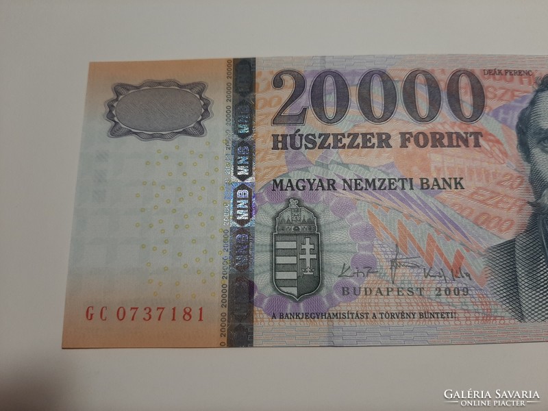 20000 forint bankjegy 2009  UNC  GC sorozat