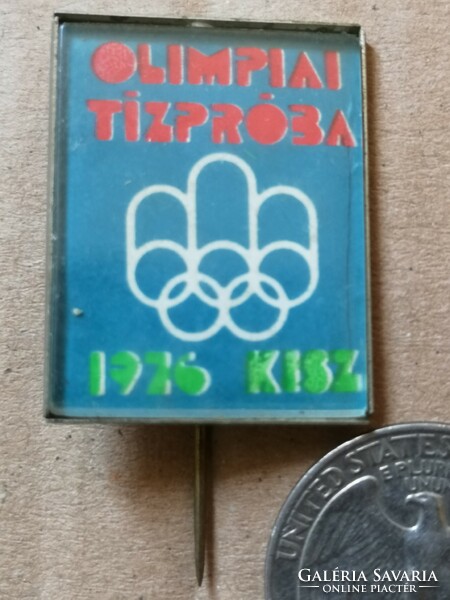 Kisz - Olympic decathlon 1976 badge
