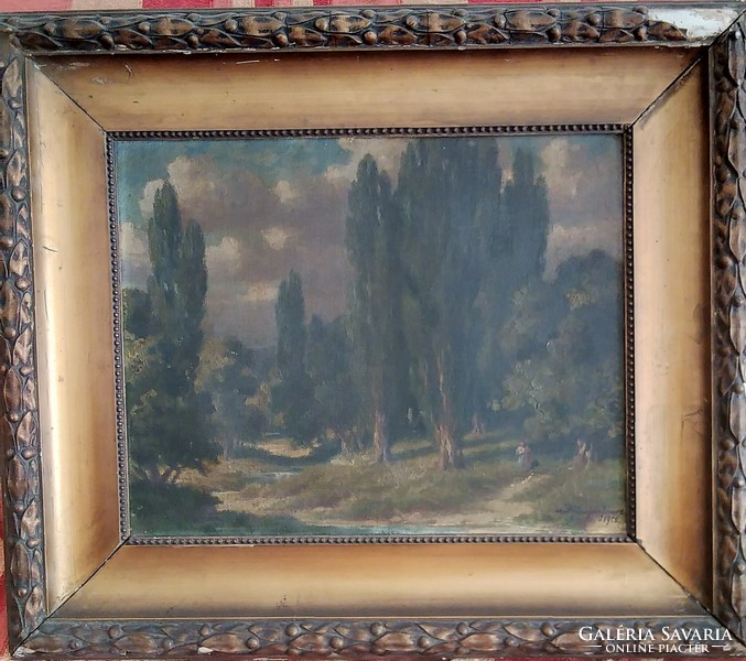 Painting by Janos of Moldavian Krajna for sale