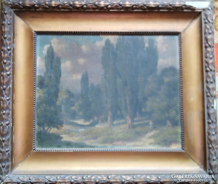 Painting by Janos of Moldavian Krajna for sale