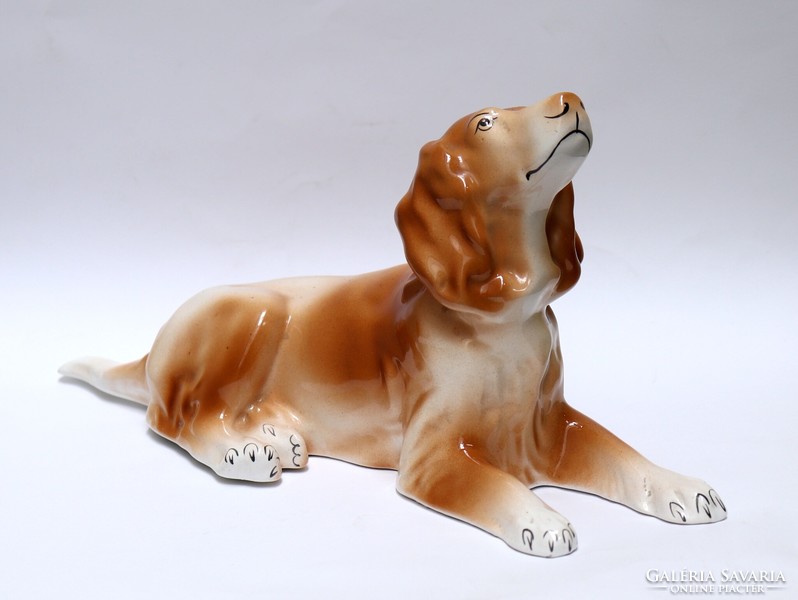 Retro dog, glazed ceramic