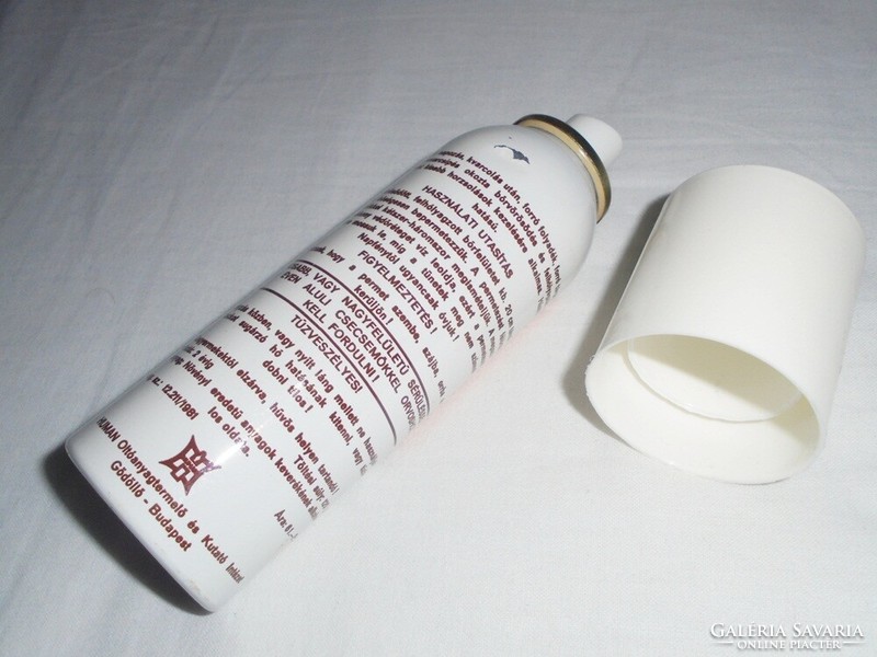 Retro IRIX bőrápolószer spray flakon - Human Oltóanyagtermelő Gödöllő gyártó - 1980-as évekből