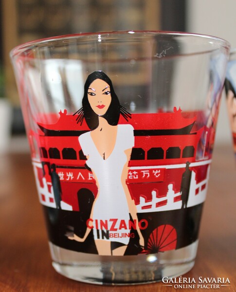 4 Cinzano glasses - limited edition (2007/2008)