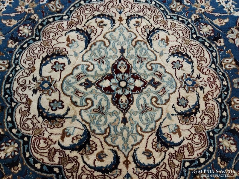 Original Iranian Nain 294x397 Hand Knotted Wool Persian Carpet pf_09