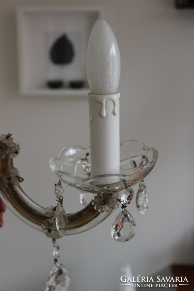Old wall arm with candle burner