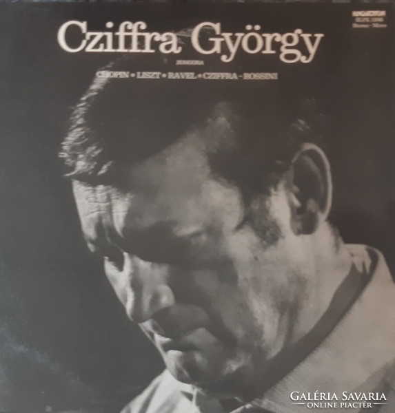 György Cziffra plays the piano LP vinyl record - rare!