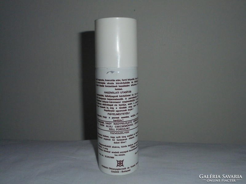 Retro irix skin care spray bottle - human vaccine producing Gödöllő manufacturer - from the 1980s