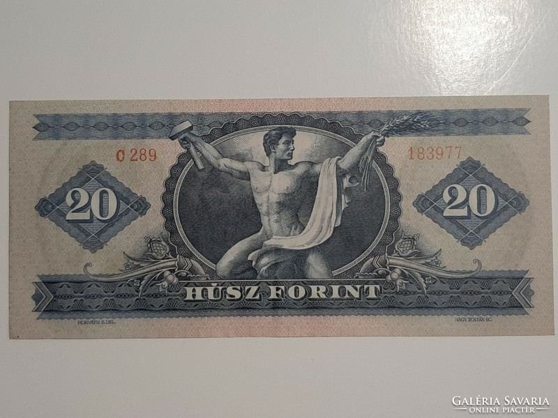 20 HUF banknote 1969 ef+