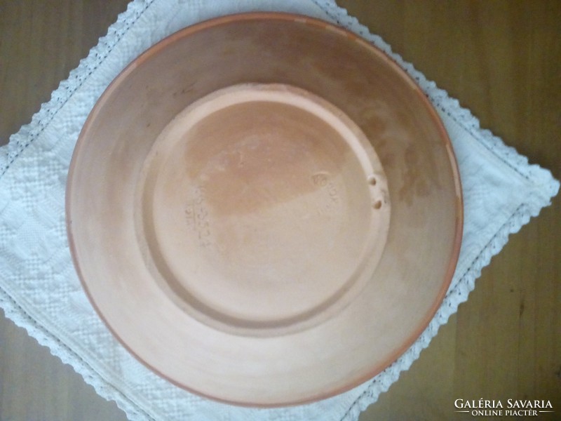 Sárközi kerámia tányér, tál - Koroknay