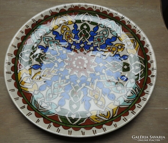 Old marked Turkish decorative wall plate