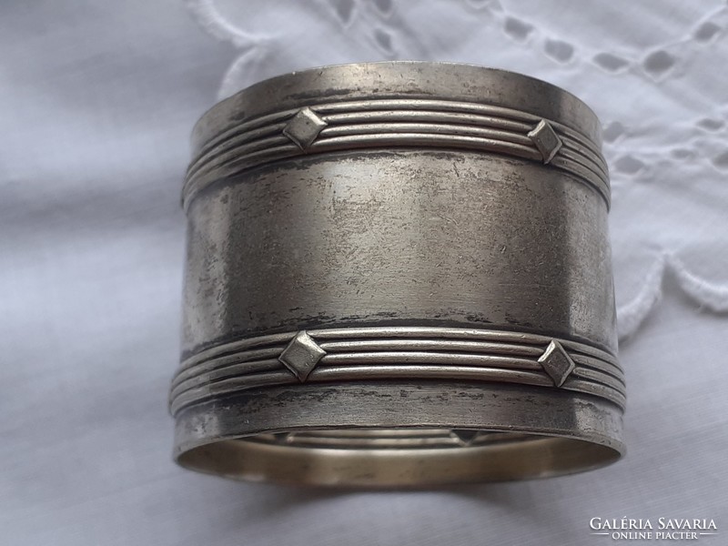 Old metal napkin ring vintage alpaca napkin holder 1 pc