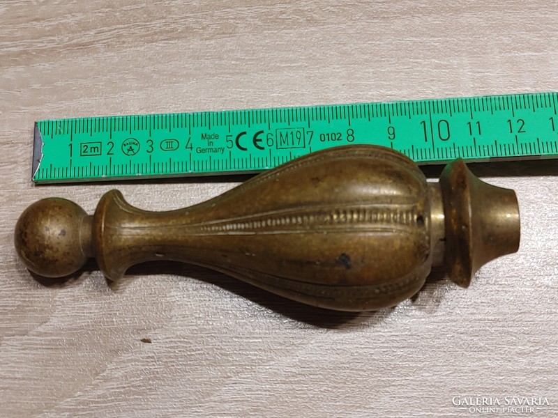 Curtain rod end antique