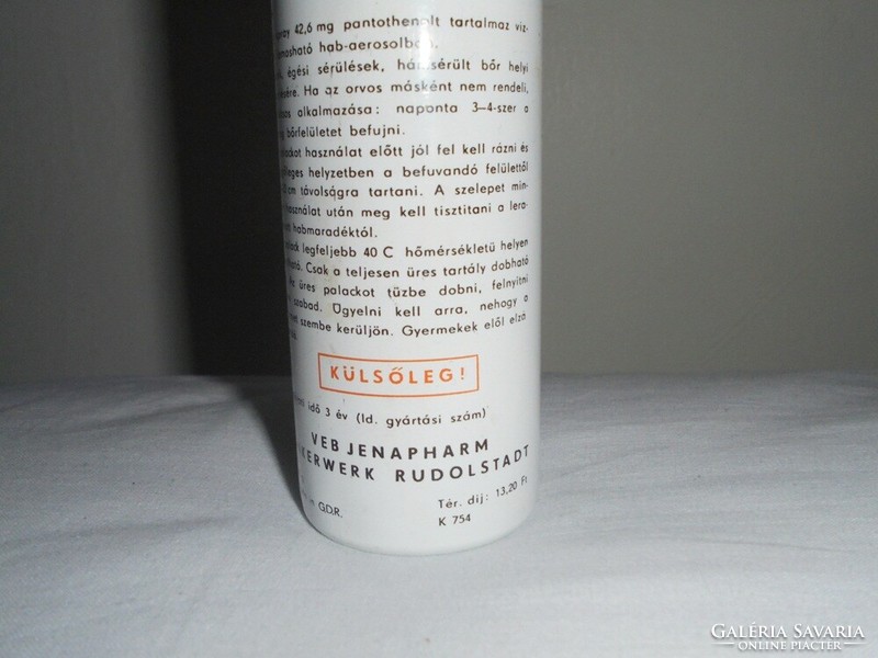 Retro Panthenol spray flakon -  GDR NDK Keletnémet gyártmány - 1980-as évekből