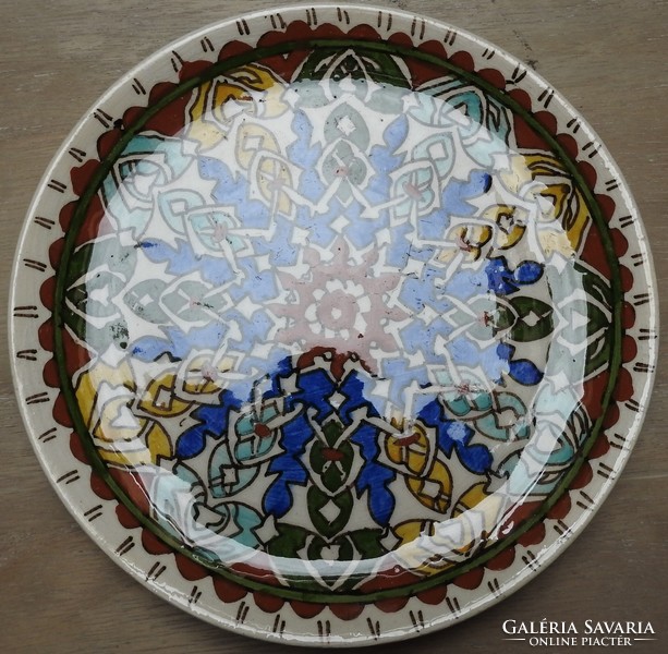 Old marked Turkish decorative wall plate