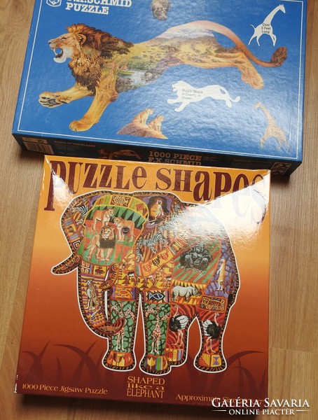 Állatos 1000 db-os puzzle / Puzzle Shapes / F.X.SCHMID Puzzle