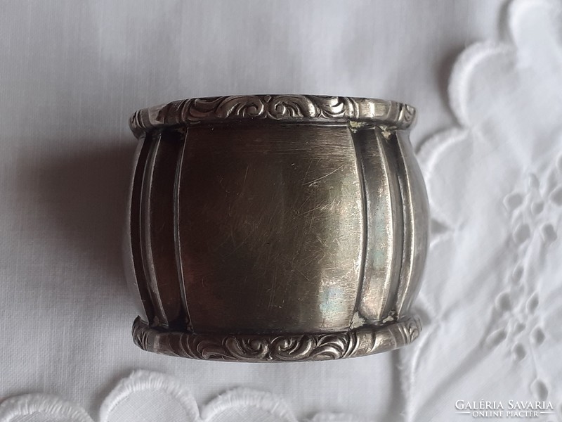 Old metal napkin ring vintage alpaca napkin holder 1 pc