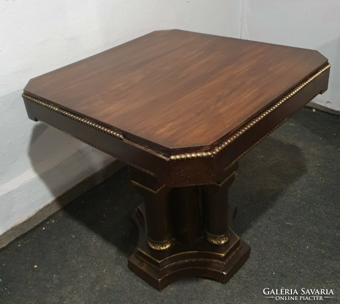 Square antique coffee table