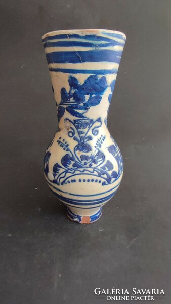 Antique folk goblet folk art jug - ep