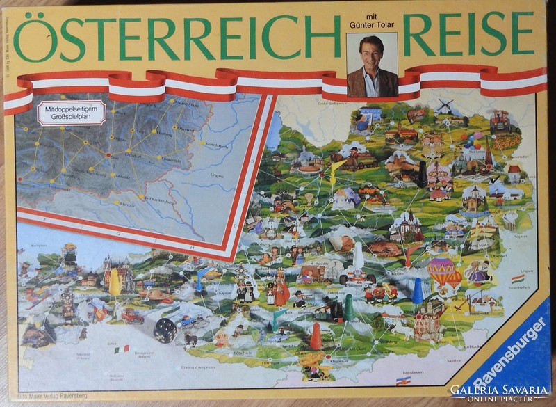 Österreichreise ravensburger mit günter tolar - board game in German