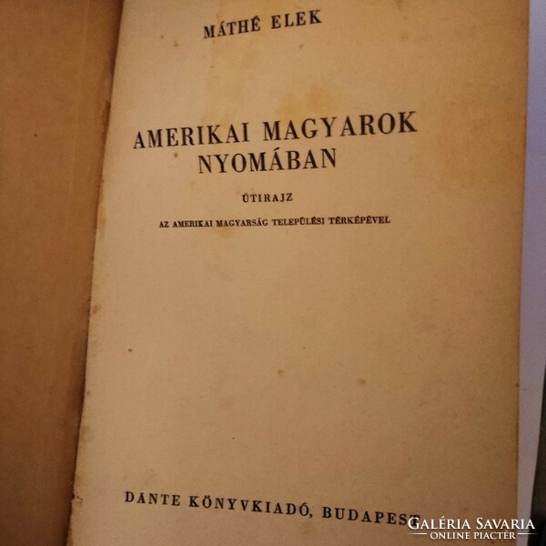 Máthé elek: following American Hungarians