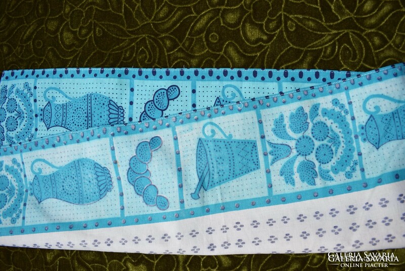 Retro tablecloth, tea towel linen, decoration 67 x 41 cm