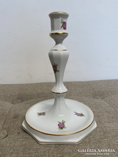 Herend flower-patterned porcelain candle holder perfect a23