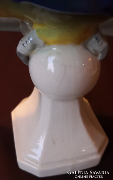 Dt/091 - antique royal dux - macaw parrot porcelain figure