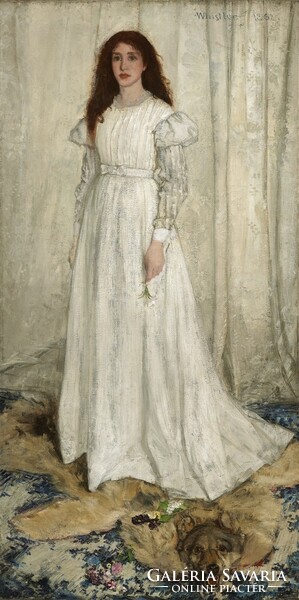 James Whistler - A fehérruhás lány - reprint