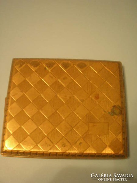 U8 golden old cigarette case