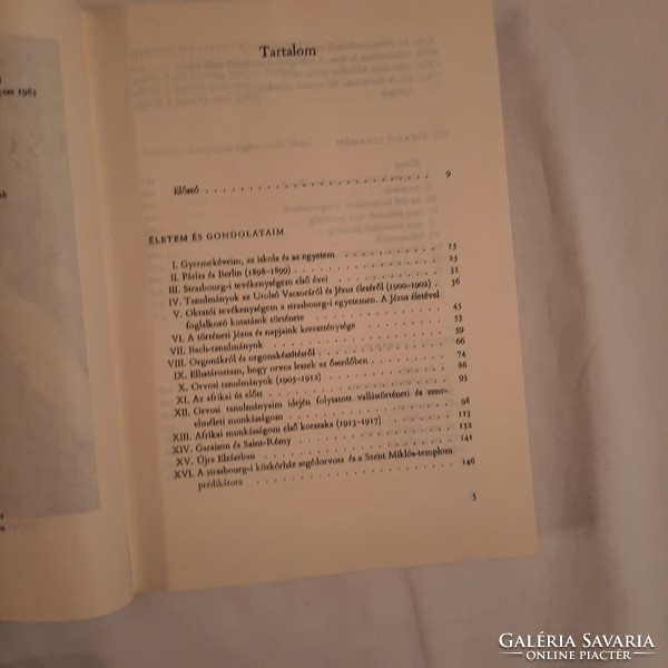 Albert Schweitzer: Életem és gondolataim    Gondolat Kiadó 1981