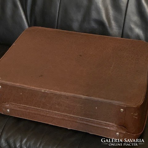 1930 S old leather suit case