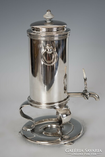 Silver art deco samovar