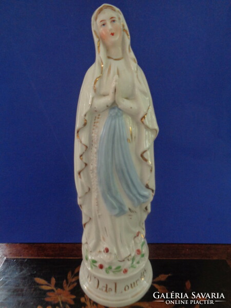 Lourdes Madonna porcelain statue