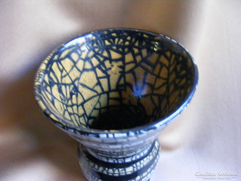 Gorka's juried striped vase