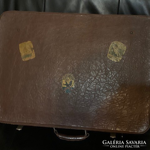 1930 S old leather suit case