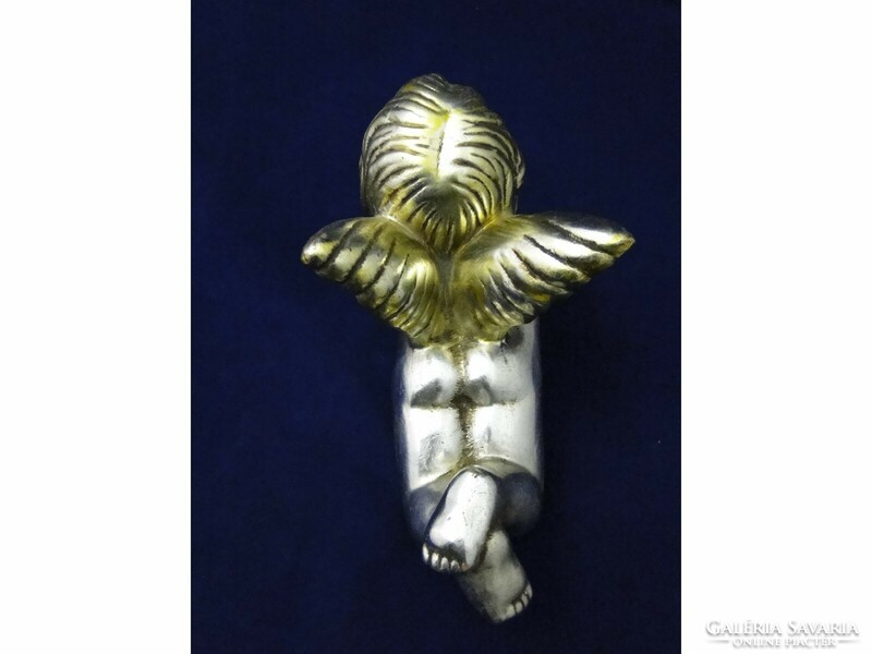 8127 Precious ceramic angel lying on his stomach 22.5 cm