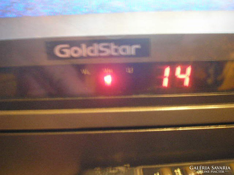 Retro TV brand new from gold star holiday home 1975 with original plexiglass screen protector, hardly used