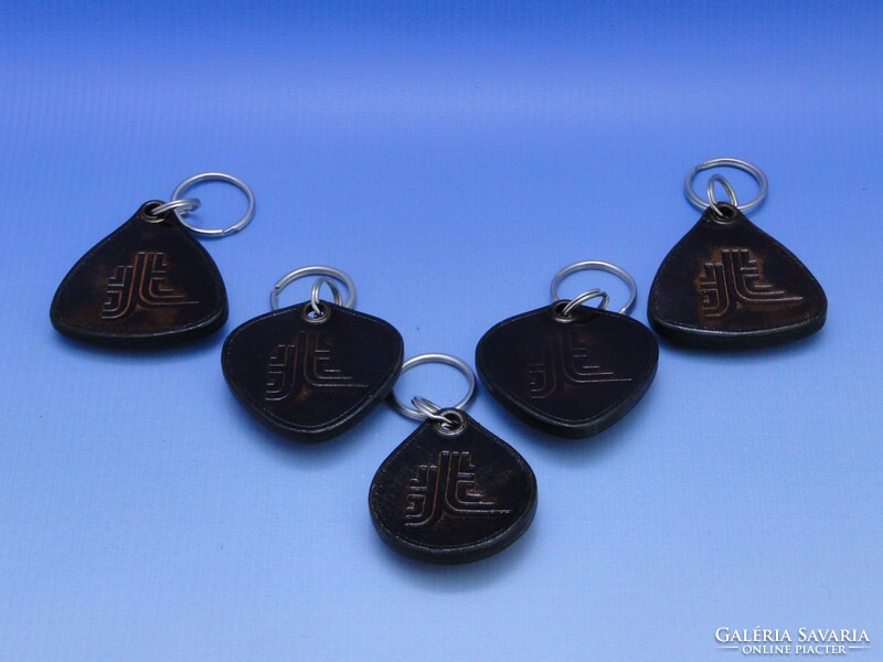 0B731 genuine leather key ring 5 pcs