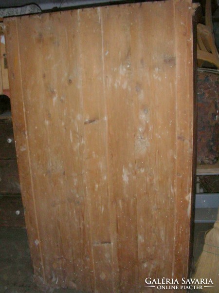 Antique flodered peasant wardrobe