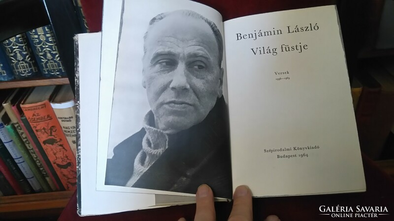 László Benjámin: world smoke poems from 1938-63 first edition 1964 fiction with dust jacket!