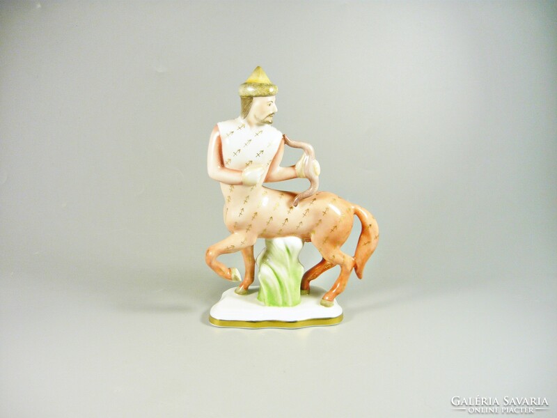 Herend, zodiac signs series, Sagittarius, centaur archer hand-painted porcelain figure (b105)