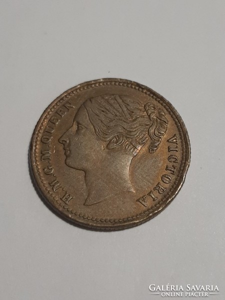 Anglia  Viktória királynő  játék  zseton 1861  réz